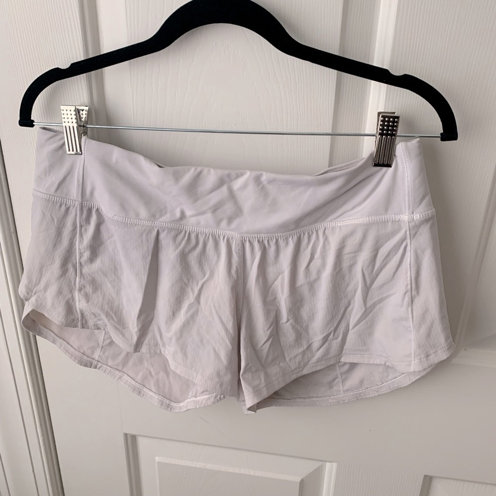Lululemon White Athletic shorts